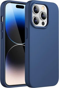 Apple iPhone 16 Pro Max 6.9'' Matt Silicone Color Case Cover, Blue