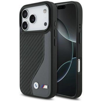 Чехол BMW M Carbon Logo MagSafe для iPhone 17 Pro — графит