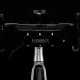 Ūdensizturīga velosipēda stūres soma Rockbros TL002 ROAD TO SKY 1.5L, melna