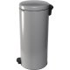 Brabantia NewIcon atkritumu tvertne ar pedāli, 30L, Soft Grey