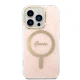 Apple iPhone 14 Pro 6.1\" Guess 4G Print MagSafe Case Cover (GUBPP14LH4EACSP) + Charger, Pink | Чехол Кейс...