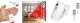 Home Office Wireless Alarm Siren Bell with Motion Sensor + 2 Remote Controls