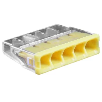 Клеммы для проводов 5x 0.5-2.5mm², 24A, 450V, 100 шт.