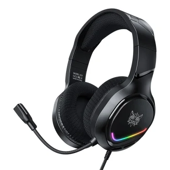 Onikuma X31 spēļu austiņas ar mikrofonu, RGB