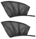 Mosquito net car window cover 4pcs
