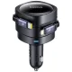 Auto Lādētājs Baseus Enjoyment Max 60W ar Izvelkamiem Kabeļiem - Melns | Phone Car Charger