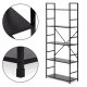Modernhome CWJ6024144LG BLACK koka plaukts, 5 plaukti, melns