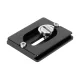 Fotopro QAL-50 ātrās fiksācijas plāksne, Arca-Swiss, 1/4\", melna
