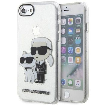 Apple iPhone 8 / 7 / SE (2020) (2022) 4.7" Karl Lagerfeld Gliter Karl & Choupette Case Cover (KLHCI8HNKCTGT),...