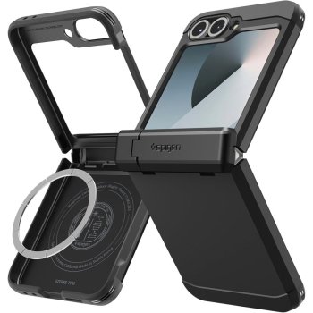 Чехол Spigen Tough Armor Pro Mag для Samsung Galaxy Z Flip 6 / 7 FE, Черный