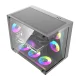 DarkFlash B275 PRO Computer Case with 6 Fans, Black
