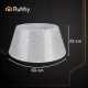 Чехол для подставки под елку Ruhhy 60x22см, бело-серебристый