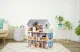 Деревянный кукольный домик Emma с 10 предметами мебели, 3 уровня, ECOTOYS