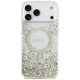 Guess Resin Bottom Glitter MagSafe vāciņš iPhone 17 Pro Max – zelts | Phone Case Cover