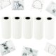 Self-Adhesive Thermal Paper Rolls for Mini Printer 57mm x 4.5m, 5 pcs.