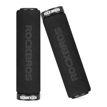 Rockbros BT1001BKBK sūkļa velosipēda stūres rokturi, melni