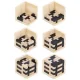 Деревянная головоломка куб Kruzzel, 7x7x7 см