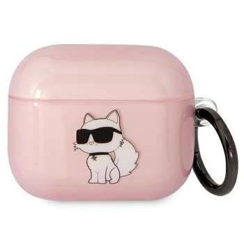 Karl Lagerfeld чехол для AirPods 3 Ikonik Choupette Розовый