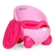 Детский горшок Ecotoys со съемной чашей, розовый
