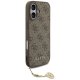 Guess iPhone 17 Case 4G Charms Collection MagSafe, Brown