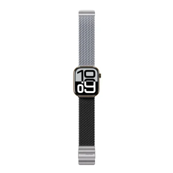 Комплект 2 ремешков AmazingThing Blend Band для Apple Watch 45/46/49mm, серый/черный