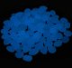 Fluorescent Luminous Decorative Stones AG653A, 100 pcs, Blue