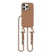 Чехол Tech-Protect для iPhone 16 Pro Max MagNecklace MagSafe, коричневый