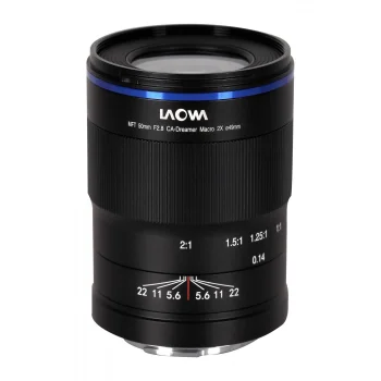 Laowa 50mm f/2.8 2X Ultra Macro Lens for Micro 4/3, Black