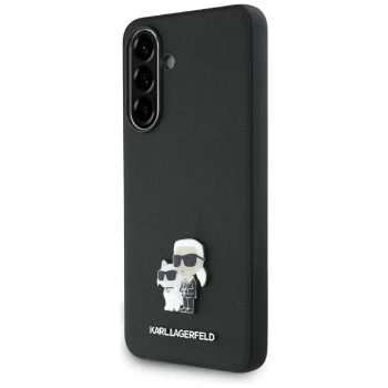 Karl Lagerfeld Saffiano Case for Samsung Galaxy A56, Black