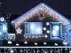 Christmas Light Curtain, String Fairy Lights, 300 LED, IP44, Cold White