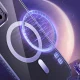 Vāciņš Kingxbar PQY Ice Crystal Series priekš iPhone 14 Plus ar MagSafe, pelēks