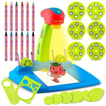 Ricokids 772001 Drawing Projector for Kids, Blue