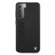 Чехол BMW для Samsung Galaxy S21+ Signature Logo Imprint, черный