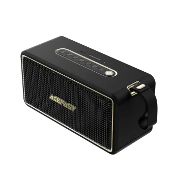 Беспроводная колонка Acefast K3 Ultra Bluetooth 5.4 с RGB - Черная
