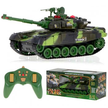 RC War Tank 9993 2.4 GHz forest camouflage