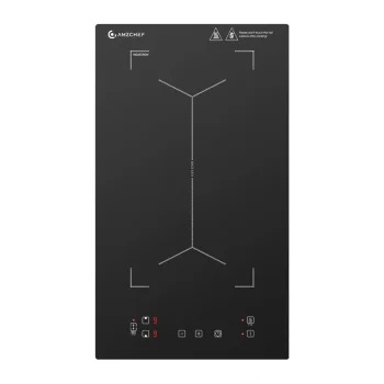 AMZCHEF CE-FS-IRC119B33 2 keedualaga induktsioonplaat, Flex Zone