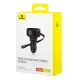 Baseus Enjoyment Pro USB-C (sieviešu) / USB-C (vīriešu) 60W auto lādētājs - melns | Phone Car Charger