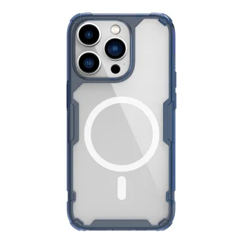 Nillkin Nature Pro магнитный чехол для iPhone 14 Pro Max MagSafe синий
