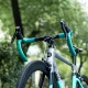 Обмотка руля Rockbros Perforated Silicone, зеленая