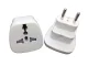 Universāls ceļojumu adapteris, UK uz EU (2-pin), Balts