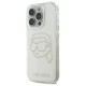 Karl Lagerfeld iPhone 16 Pro Max Case IML Rhinestones Karl Head, Transparent