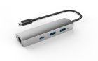 Adapteris Us3.1 Uz 2 Porti Usb 3.0 + 1 Ports 3.1 Ar Gigabit Ethernet | Adapter To 2-Port 1-Port With