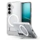 Spigen Ultra Hybrid S Mag MagSafe vāciņš Samsung Galaxy S26+, Clear / White