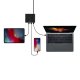HUB Uniq Surge LITHOS Collective 90W 2xUSB-A QC 3.0 / 2xUSB-C PD 3.0 - чёрный
