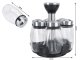 Rotating Spice Rack + 6 Glass Jars