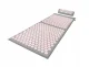 Акупунктурный коврик с подушкой 4Fizjo 433 XL, 110x42 см, серо-розовый