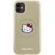 Hello Kitty iPhone 11 / XR vāciņš Leather Kitty Head MagSafe, zeltains