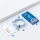 Orico USB-C uz USB-C kabelis 100W 5A Power Delivery 1m, zils
