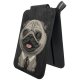 Nimmy New Big-Eye Cute Pets 2.0 Dog magnētiskais maciņš ar statīvu, melns