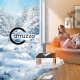 Carruzzo Electric Thermo Fan Heater for Home Office, 1000/1500W